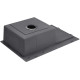 Кухонна мийка Kroner KRP Schwarze - 7849LHM PVD (3,0/1,0 мм)