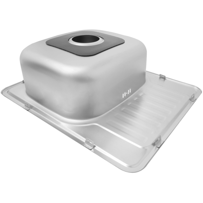 Кухонна мийка Kroner KRP Dekor - 5848 (0.8 мм)