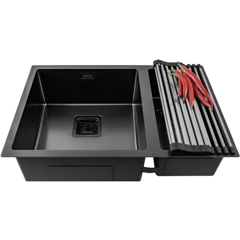 Кухонна мийка WEILOR FILIGRAN WRC DB6945 GRAPHIT