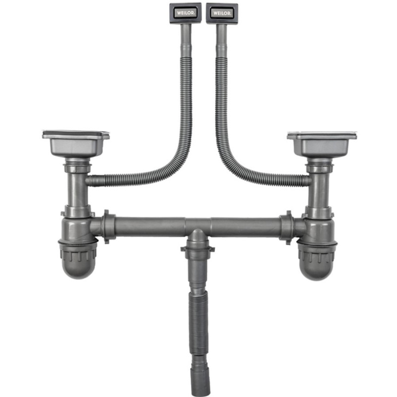 Кухонна мийка WEILOR FILIGRAN WRC DB6945 GRAPHIT