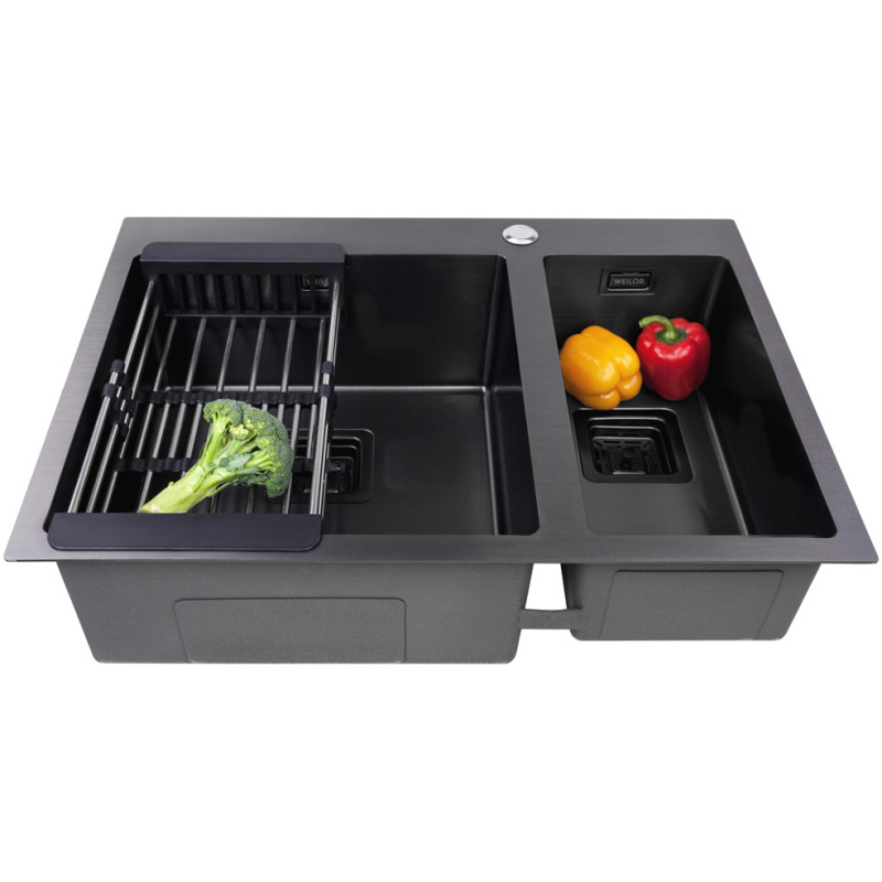 Кухонна мийка WEILOR FILIGRAN WRC DB6950 GRAPHIT