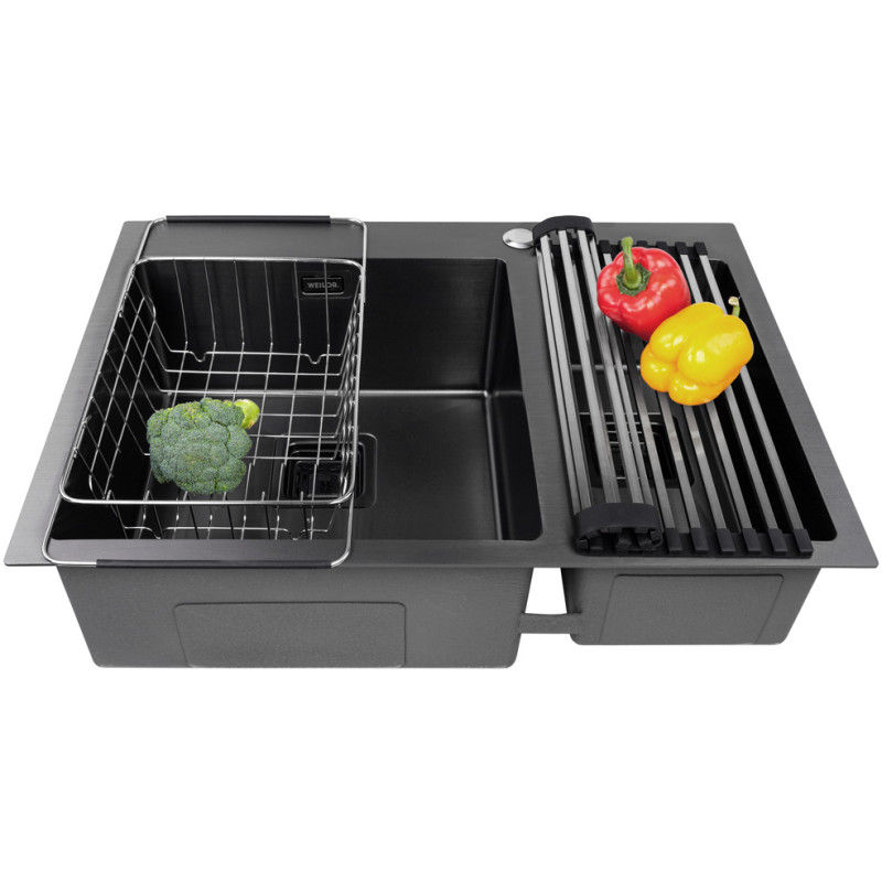 Кухонна мийка WEILOR FILIGRAN WRC DB6950 GRAPHIT
