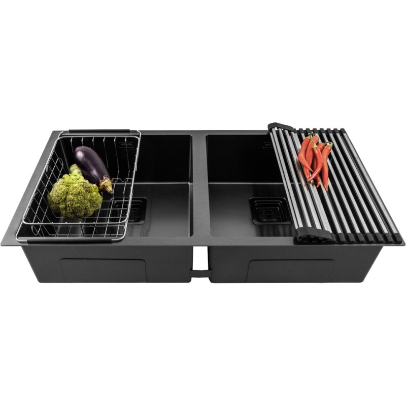 Кухонна мийка WEILOR FILIGRAN WRC TB8945 GRAPHIT