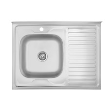 Кухонна мийка Kroner KRP Satin-6080L (0.6 мм)