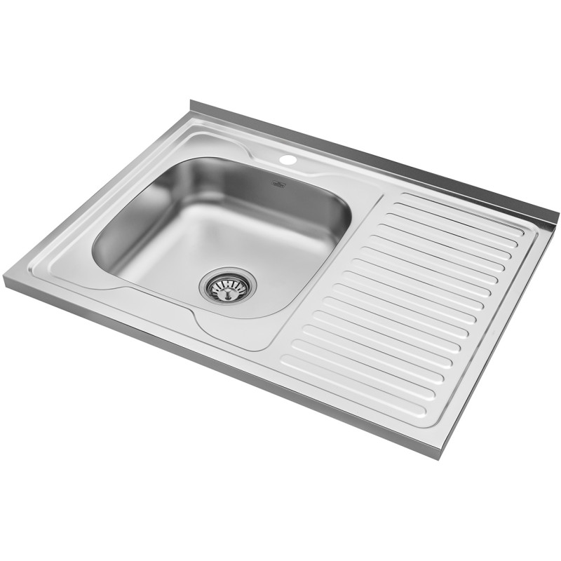 Кухонна мийка Kroner KRP Satin-6080L (0.6 мм)