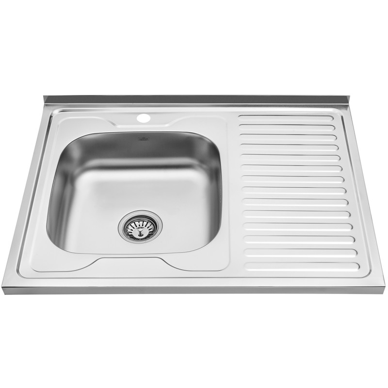 Кухонна мийка Kroner KRP Satin-6080L (0.6 мм)