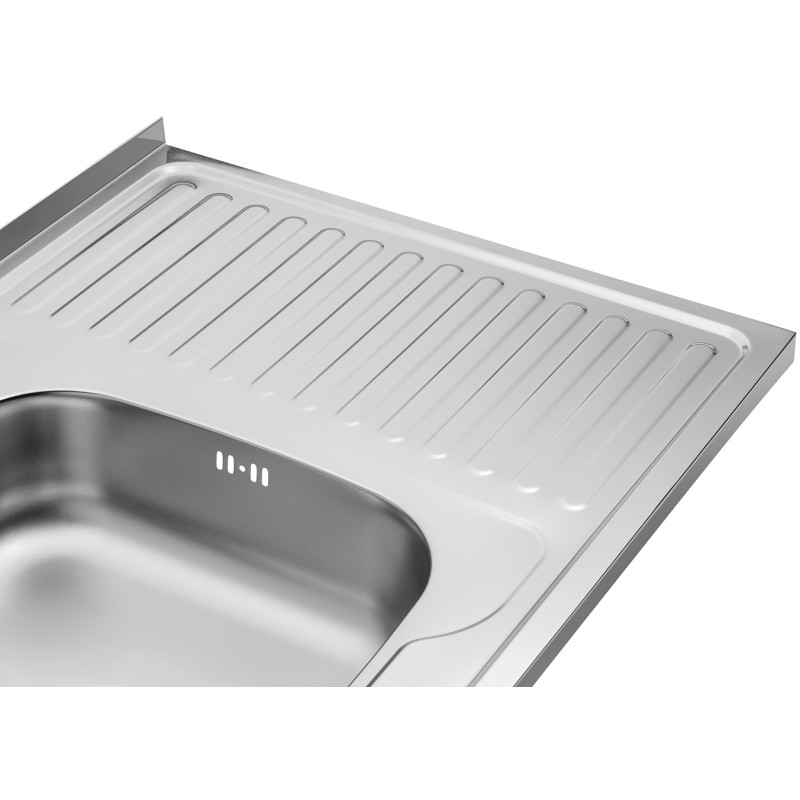 Кухонна мийка Kroner KRP Satin-6080L (0.6 мм)