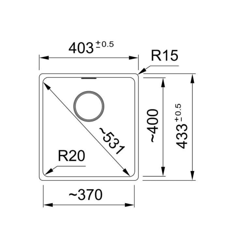 Мийка кухонна Franke Maris MRG 110-37 чорний матовий (125.0699.225)