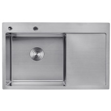 Кухонна раковина Kroner KRP Geburstet - 7849LHM (3,0/1,0 мм)