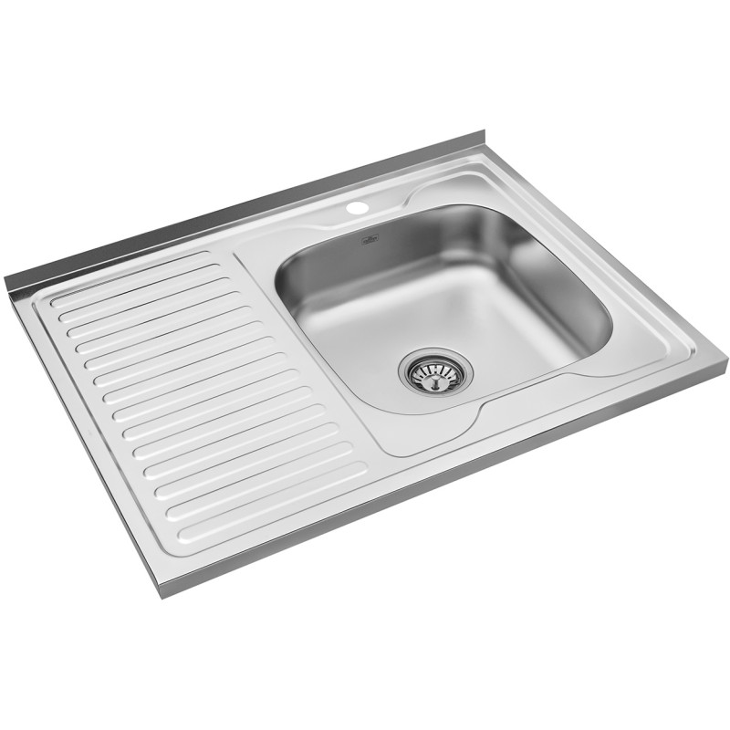 Кухонна мийка Kroner KRP Satin-6080R (0.6 мм)