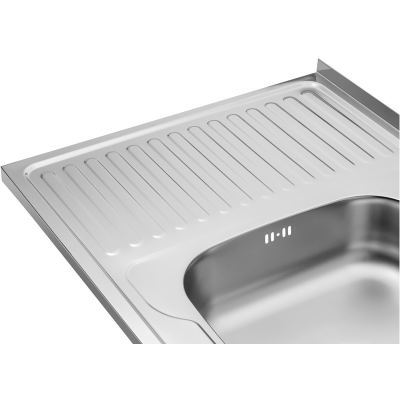 Кухонна мийка Kroner KRP Satin-6080R (0.6 мм)