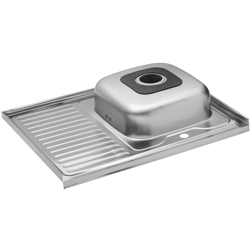 Кухонна мийка Kroner KRP Satin-6080R (0.6 мм)