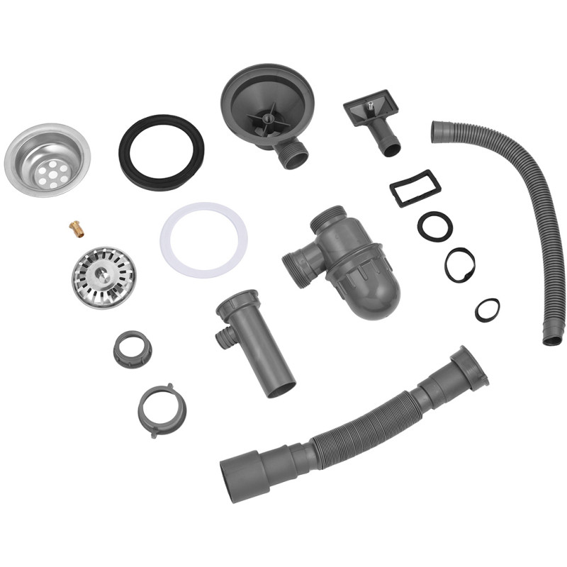 Кухонна мийка Kroner KRP Satin-6080R (0.6 мм)