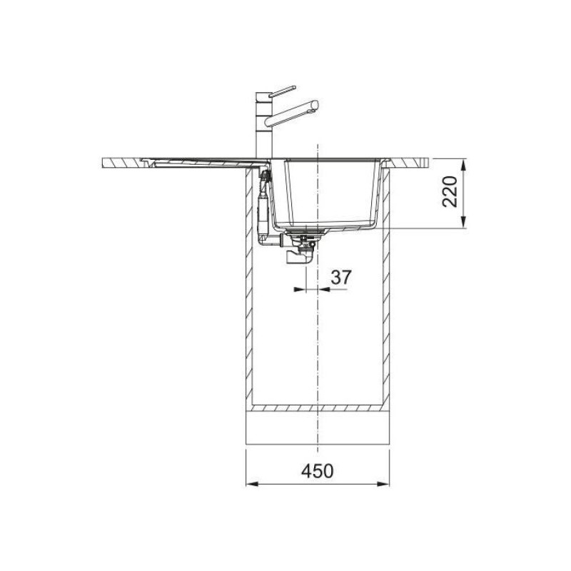 Мийка кухонна Franke Urban UBG 611-78 чорний матовий (114.0699.234)