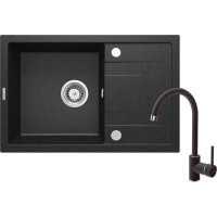 Кухонний набір Deante Corio ZRC_2113 + BEN_262M графіт (ZRCA2113)