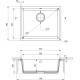 Кухонна мийка Deante Corda чорний ZQA N10C
