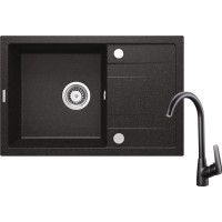 Кухонний набір Deante Corio ZRC_2113 + BMO_N62M графіт (ZRCB2113)