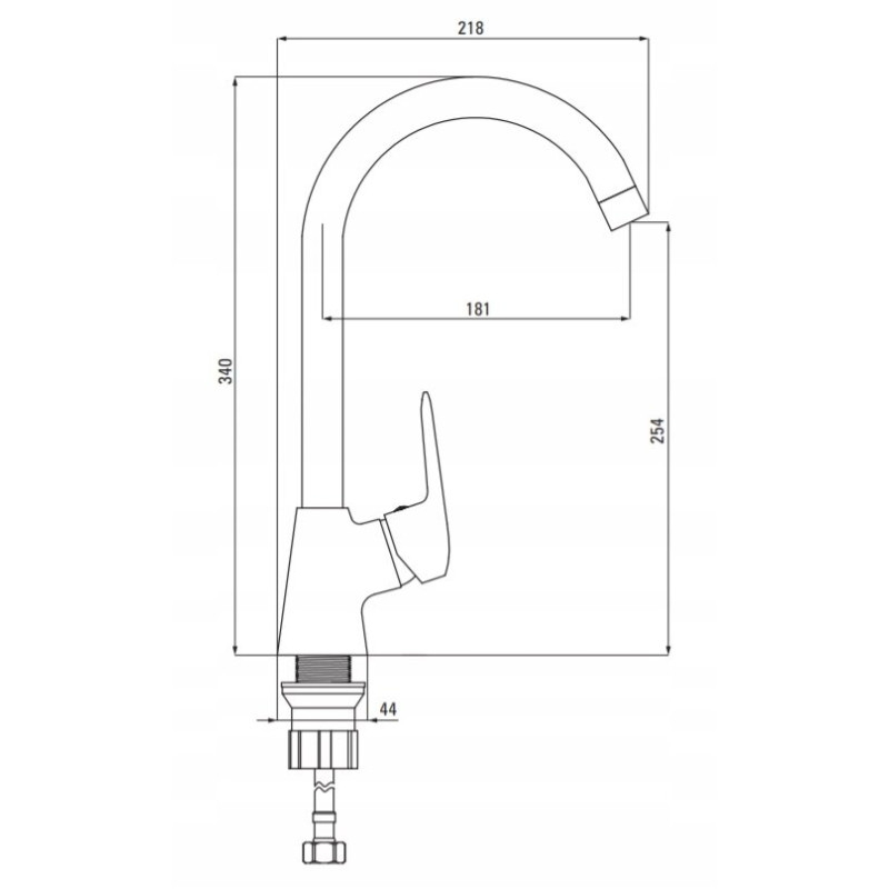 Кухонний набір Deante Corio ZRC_2113 + BMO_N62M графіт (ZRCB2113)