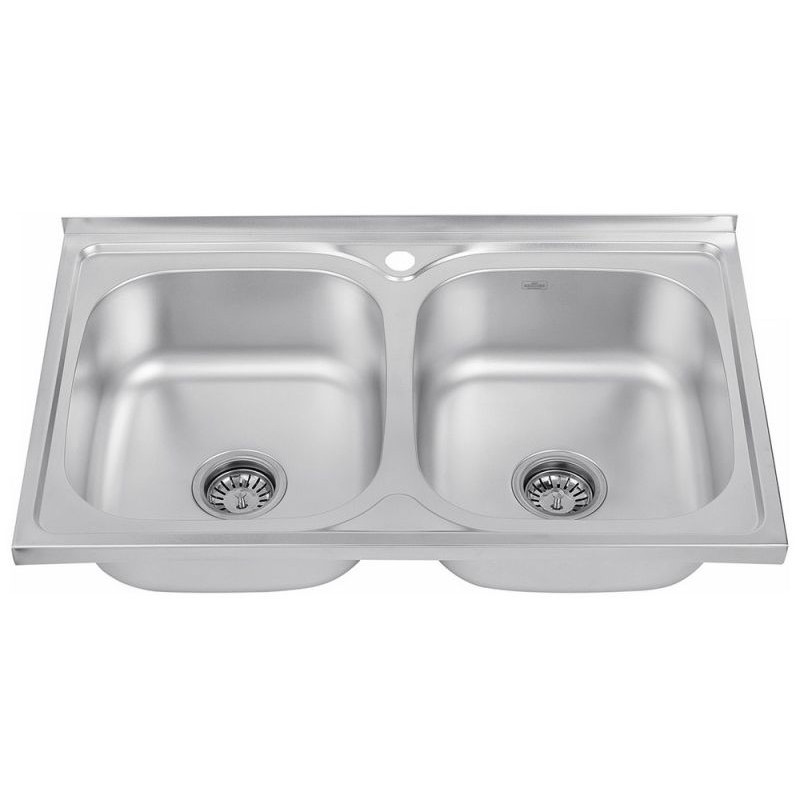 Кухонна мийка  Kroner KRP Satin - 5080Z (0.8 мм)