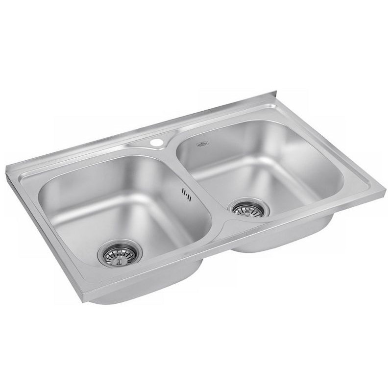 Кухонна мийка  Kroner KRP Satin - 5080Z (0.8 мм)