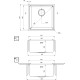 Кухонна мийка Deante Egeria нержавіюча сталь ZPE 010B