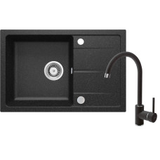 Кухонний набір Deante Leda ZRD_2113 + BEN_262M графіт-хром (ZRDA2113)