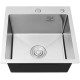 Кухонна раковина Kroner KRP Geburstet - 4545 гм (3,0/1,0 мм)