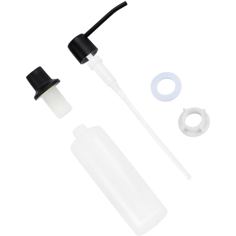 Кухонна раковина Kroner KRP Schwarze - Set7545HM PVD (3,0/0,8 мм)