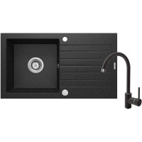 Кухонний набір Deante Zorba ZQZ_2113 + BEN_262M графіт-хром (ZQZV2113)