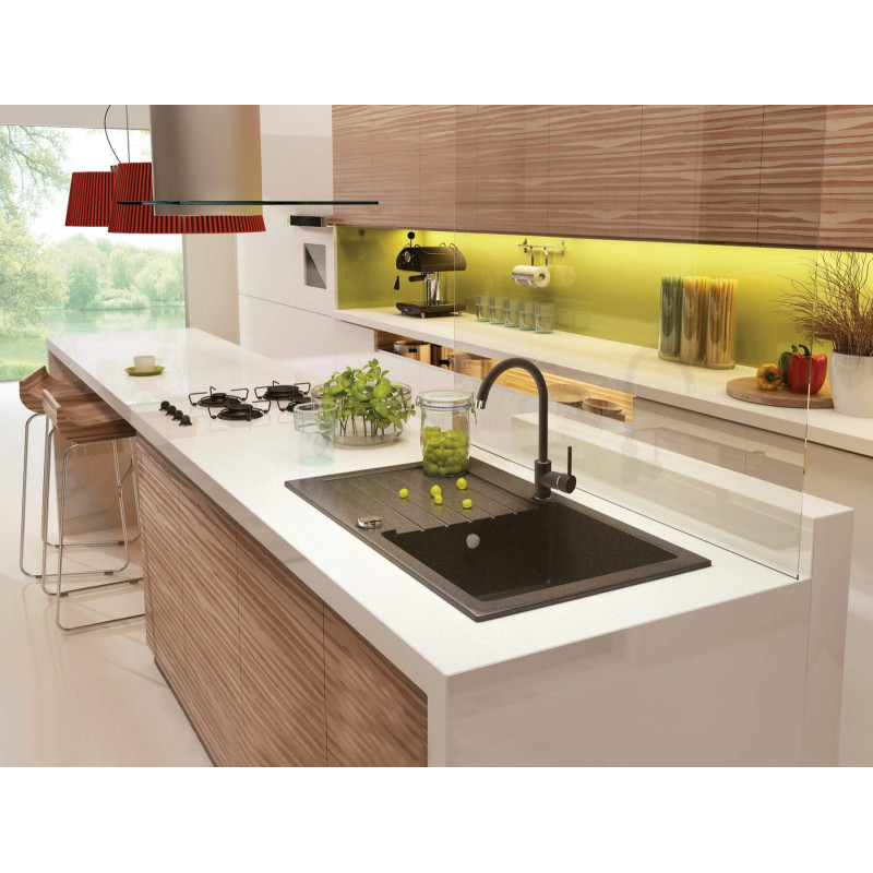 Кухонний набір Deante Zorba ZQZ_2113 + BEN_262M графіт-хром (ZQZV2113)