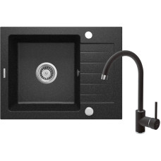 Кухонний набір Deante Zorba ZQZ_211A + BEN_262M графіт-хром (ZQZA211A)