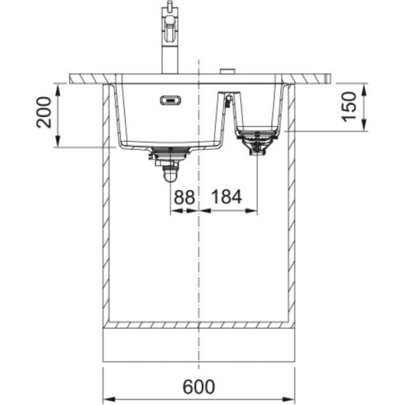 Мийка кухонна Franke Maris MRG 160 сірий камінь (125.0701.783)
