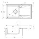 Кухонна мийка Deante Evora песок ZQJ 7113