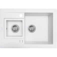 Кухонна мийка PERFELLI GRANZE PGG 506-67 WHITE