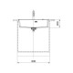 Мийка кухонна Franke Maris MRG 610-72 TL чорний матовий (114.0720.007)