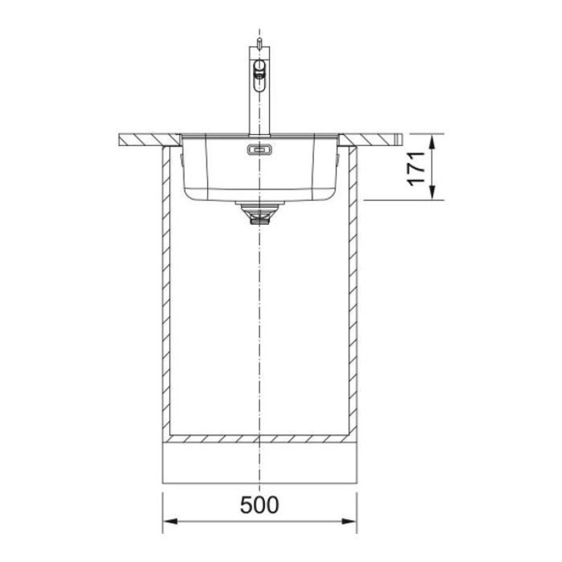 Мийка кухонна Franke Smart SRX 210-40 TL нерж.сталь (127.0703.298)