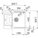 Мийка кухонна Franke Urban UBG 611-62 чорний матовий (114.0699.235)