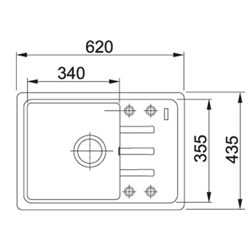 Кухонна мийка Franke Malta BSG 611-62 Онікс 114.0375.050