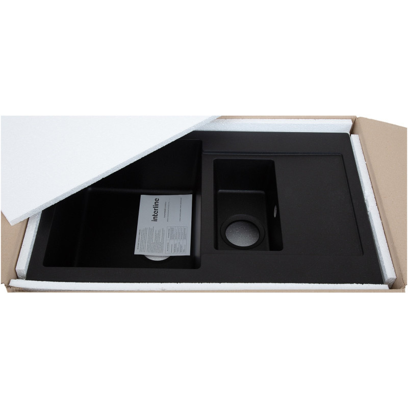 Кухонна мийка INTERLINE Style black