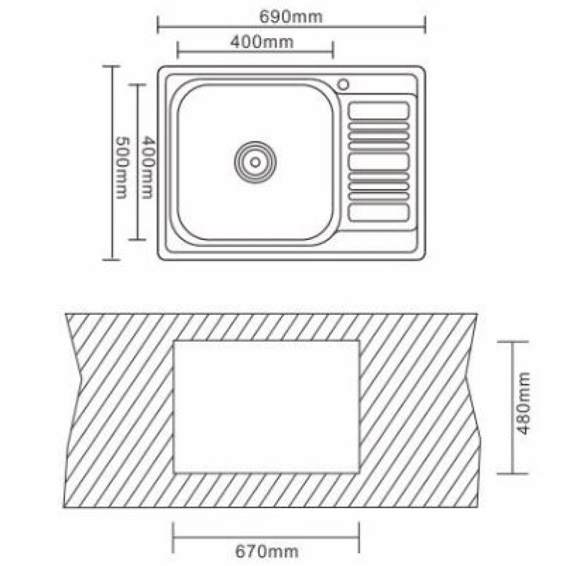 Кухонна мийка Interline SPRING sateen