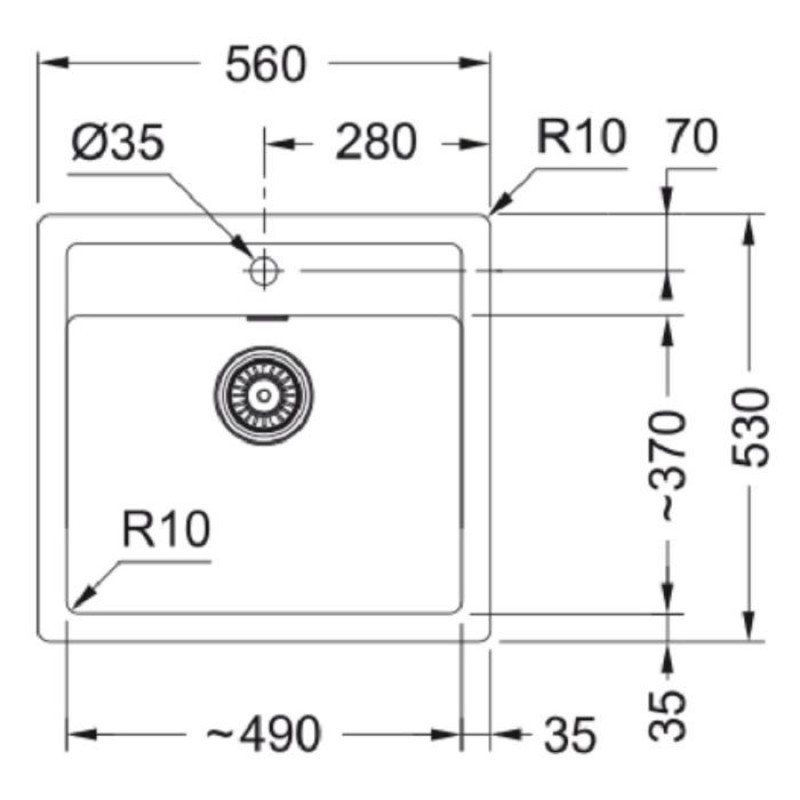 Мийка кухонна Franke Sirius чорний (143.0691.533)