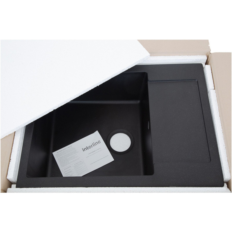 Кухонна мийка INTERLINE Spring black