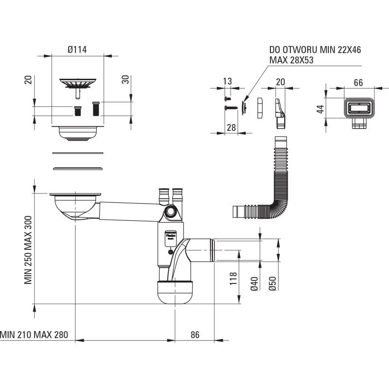Кухонна мийка Deante Olfato нержавіюча сталь ZPO_010B