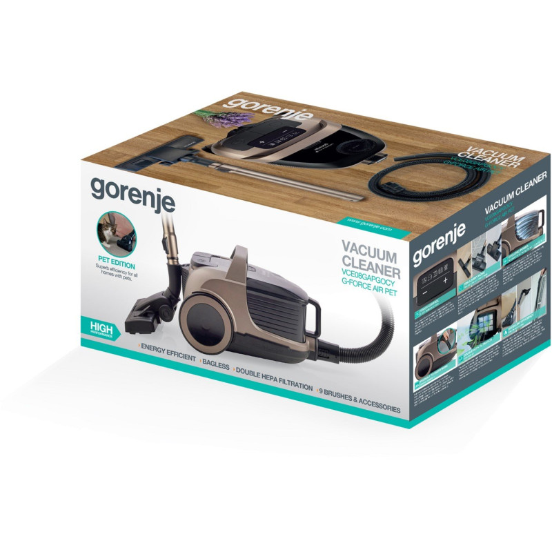 Пилосос Gorenje VCE08GAPGOCY