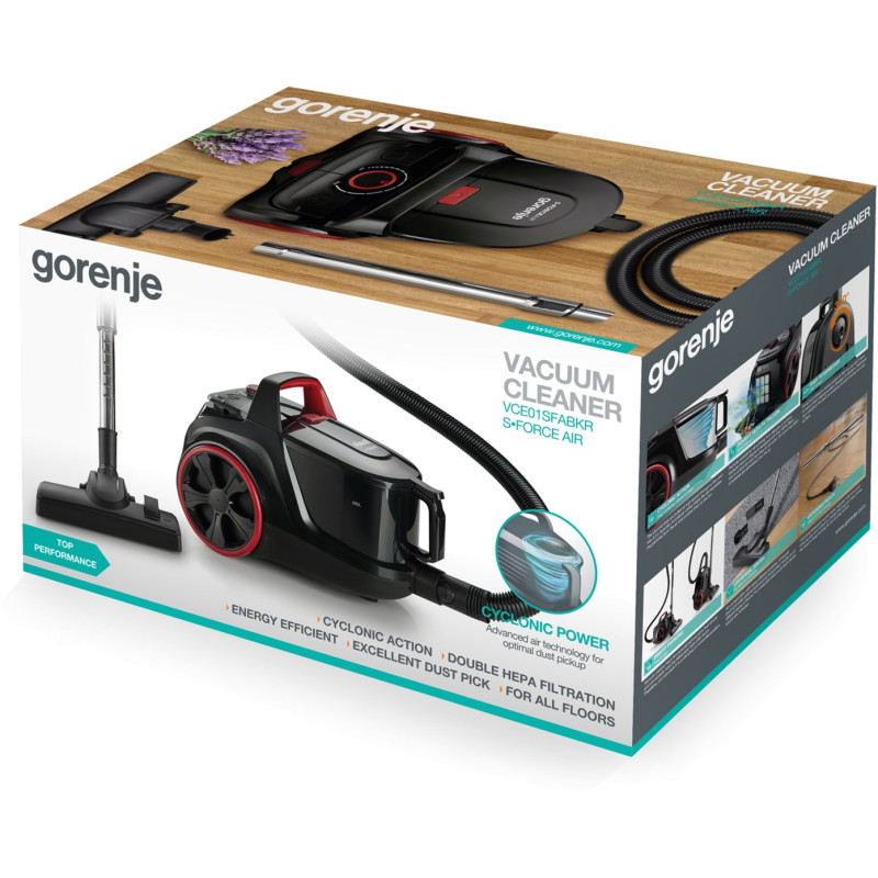 Пилосос Gorenje VCE01SFABKR