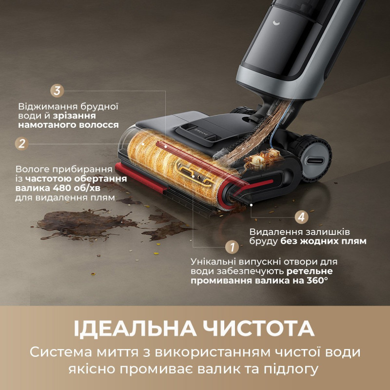 Пилосос Dreame H15 Pro Heat