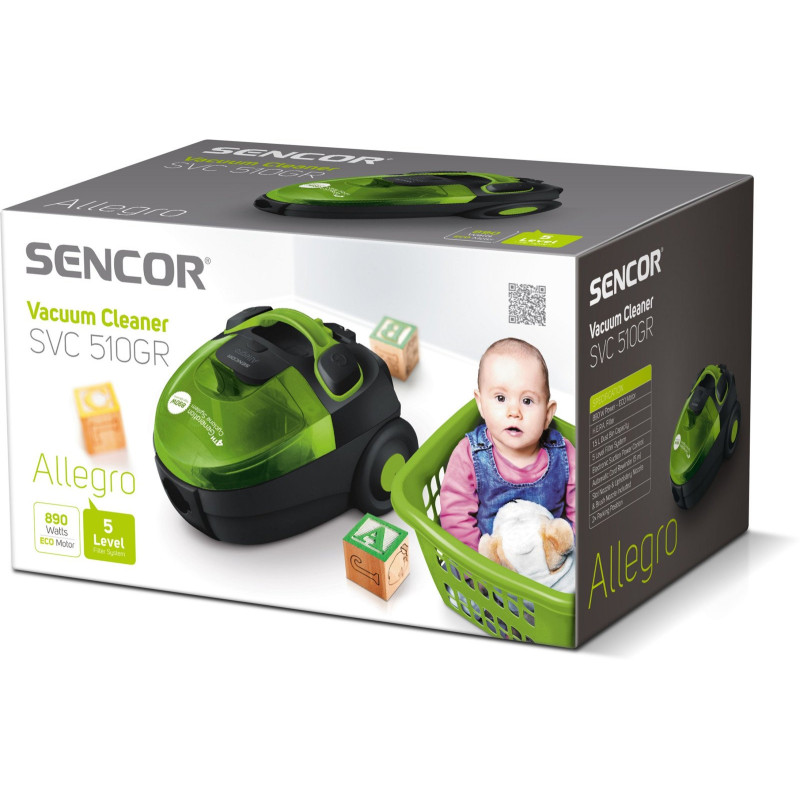 Пилосос Sencor SVC 510GR