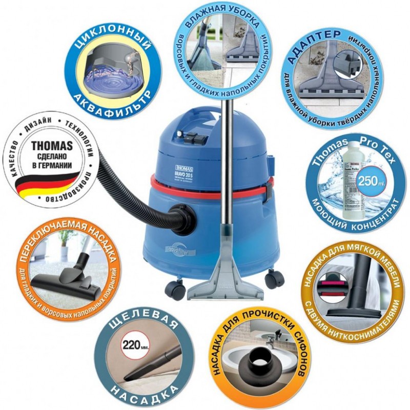 Пилосос THOMAS BRAVO 20 S aquafilter