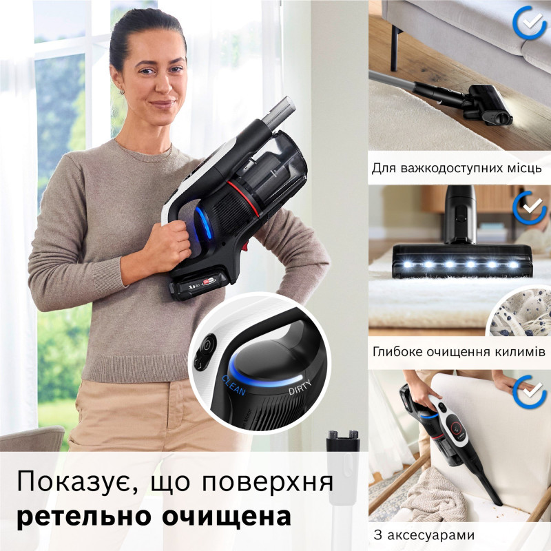 Пилосос Bosch Unlimited 9 BCS931WBA