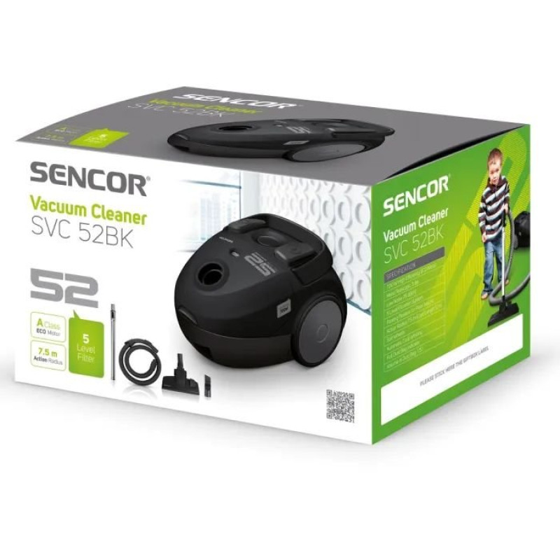 Пилосос SENCOR SVC 52BK